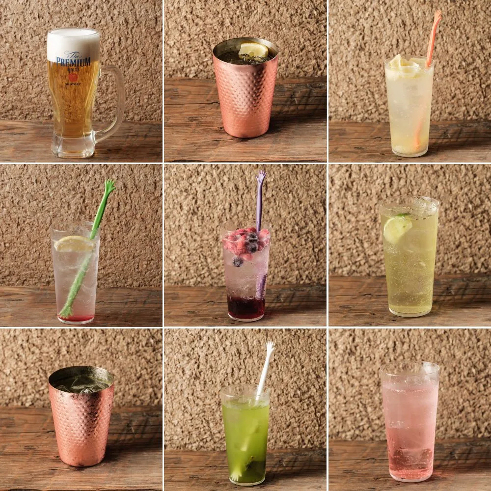 飲み放題メニュー