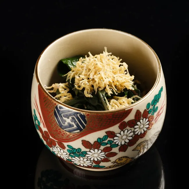季節のお野菜のさっぱりおひたし