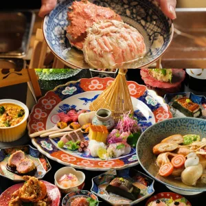 おでんのかに面付き 冬を満喫！魚界人ご宴会コース